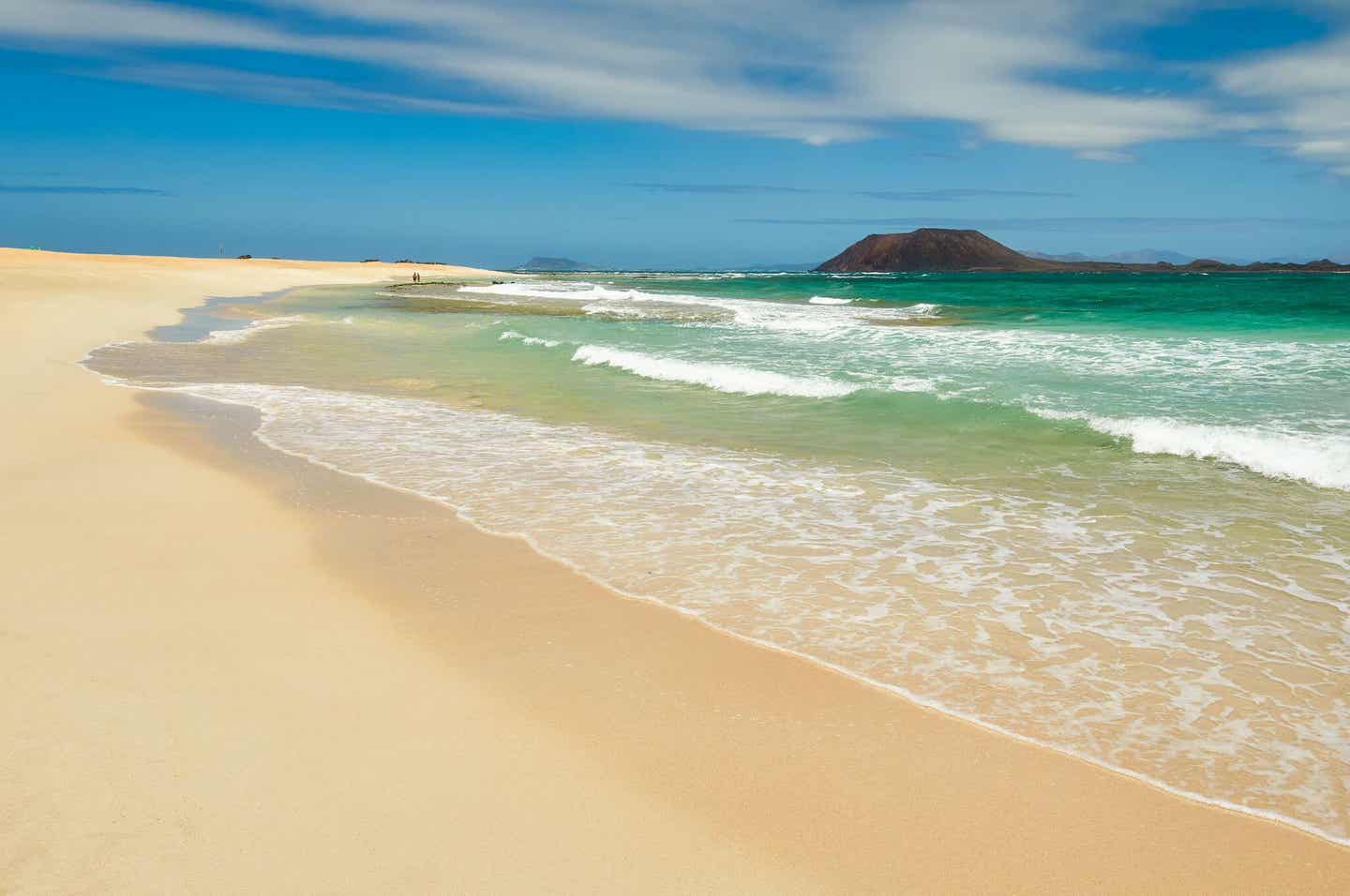 Der Playa de Corralejo auf Fuerteventura