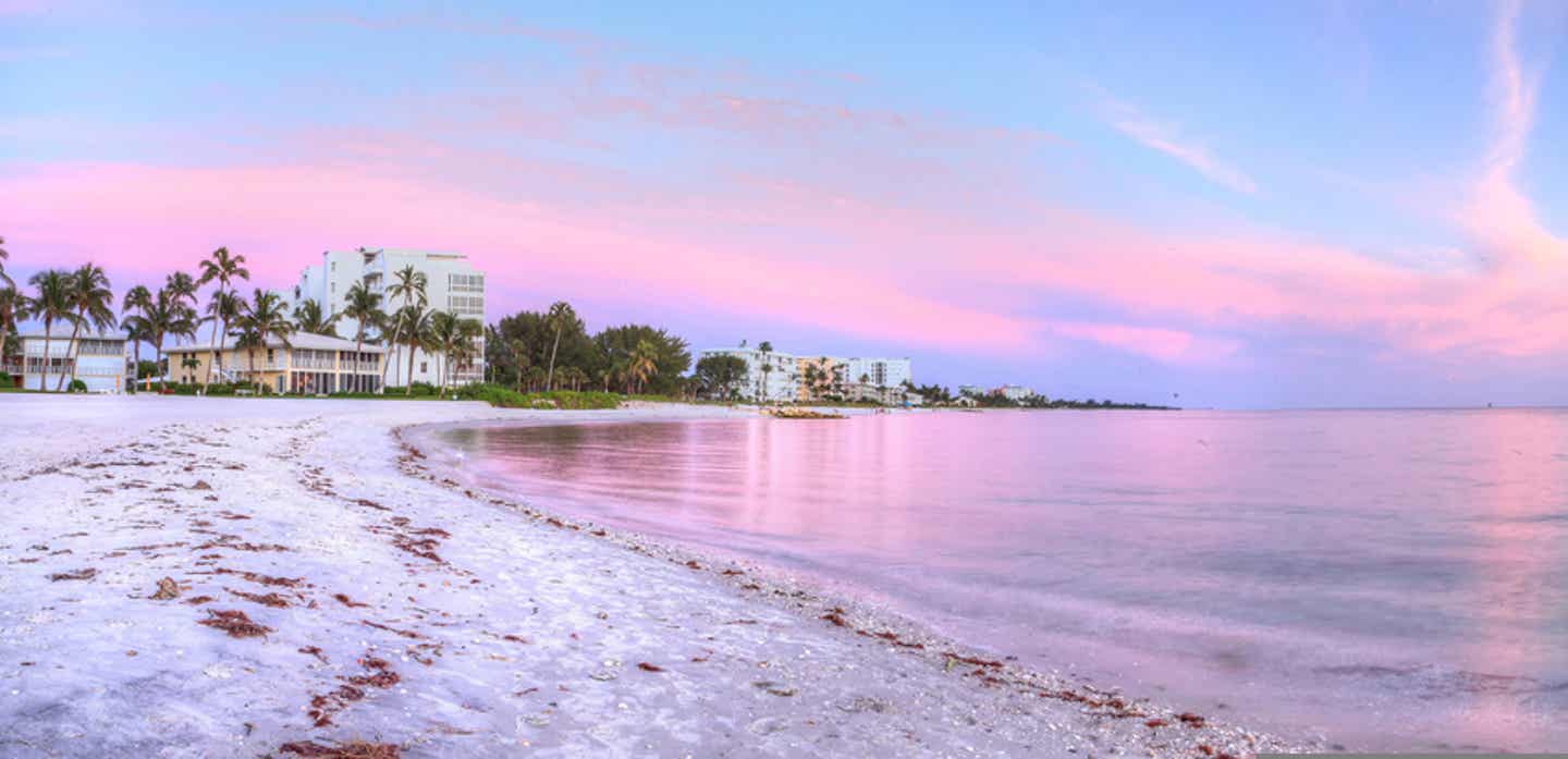 Sonnenuntergang am Lowdermilk Beach, Naples