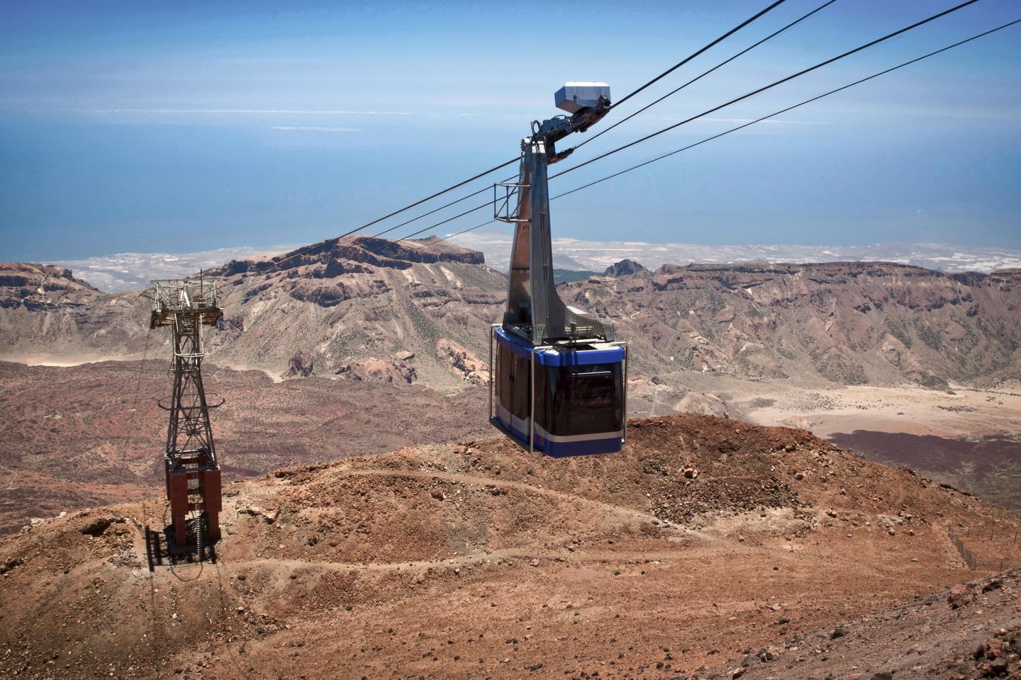 Seilbahn zum Gipfel des Pico del Teide, Teneriffa