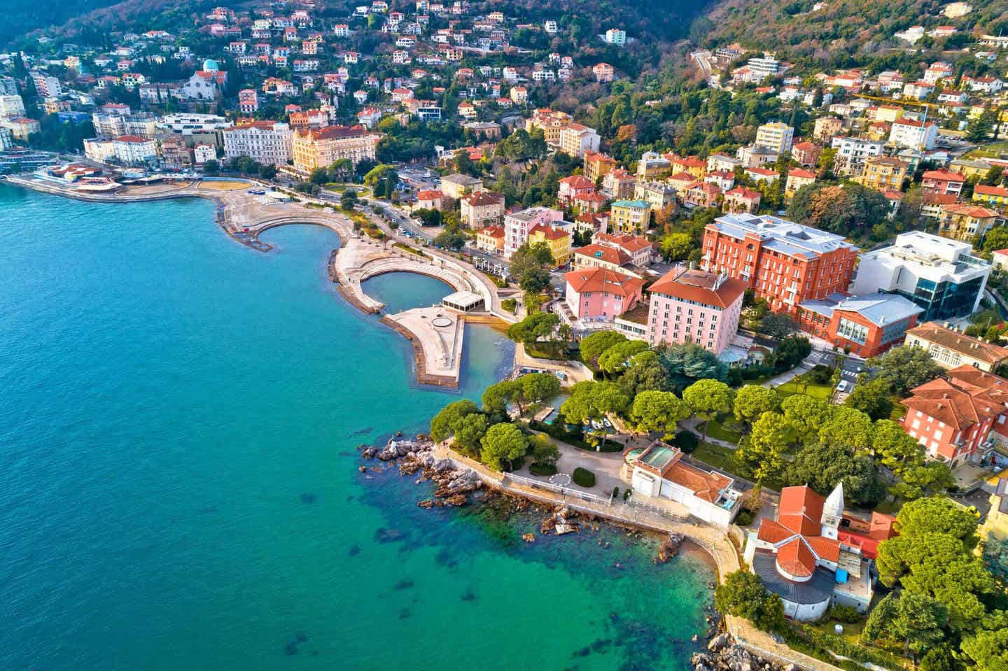 Kroatien Städte am Meer: Opatija