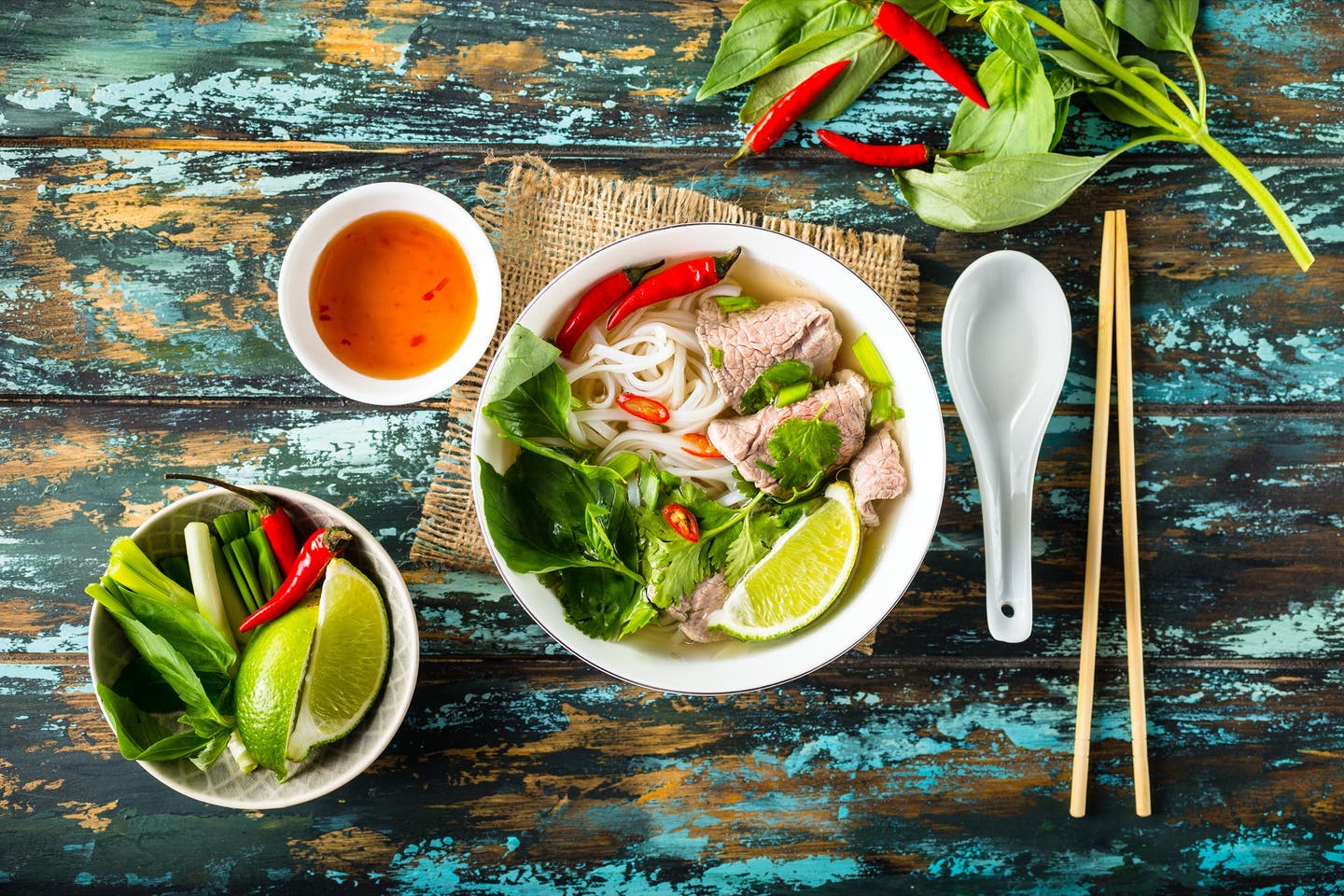 Kulinarik: vietnamesische Suppe