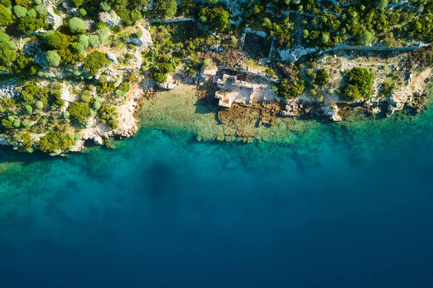 Eine der faszinierendsten Attraktionen der Türkei: die versunkene Stadt Kekova