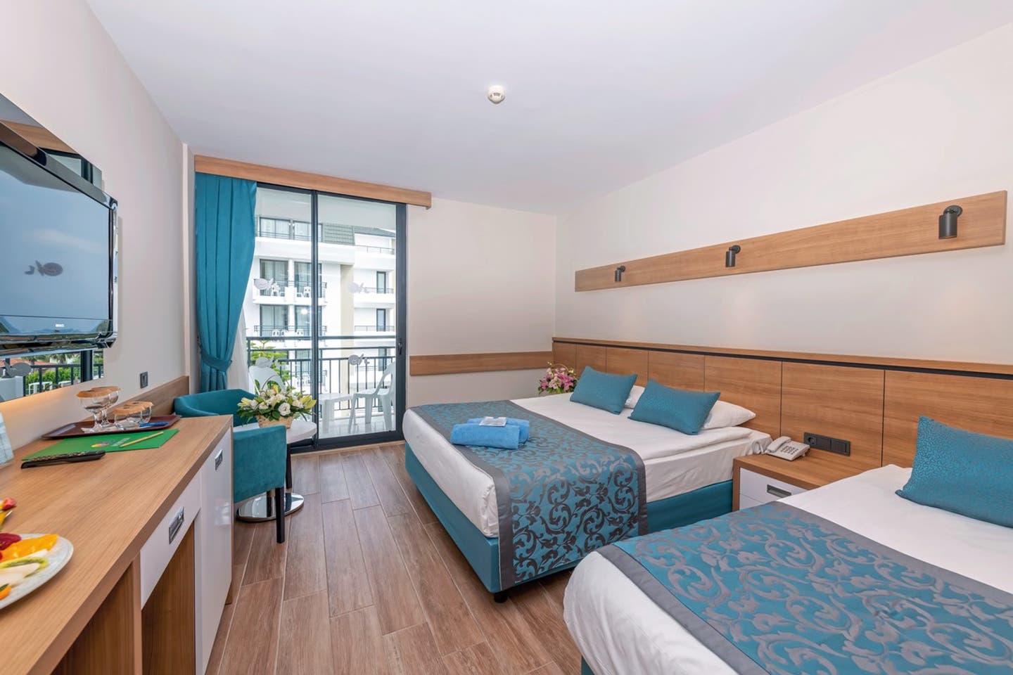 Wohnbeispiel Doppelzimmer seitl. Meerblick