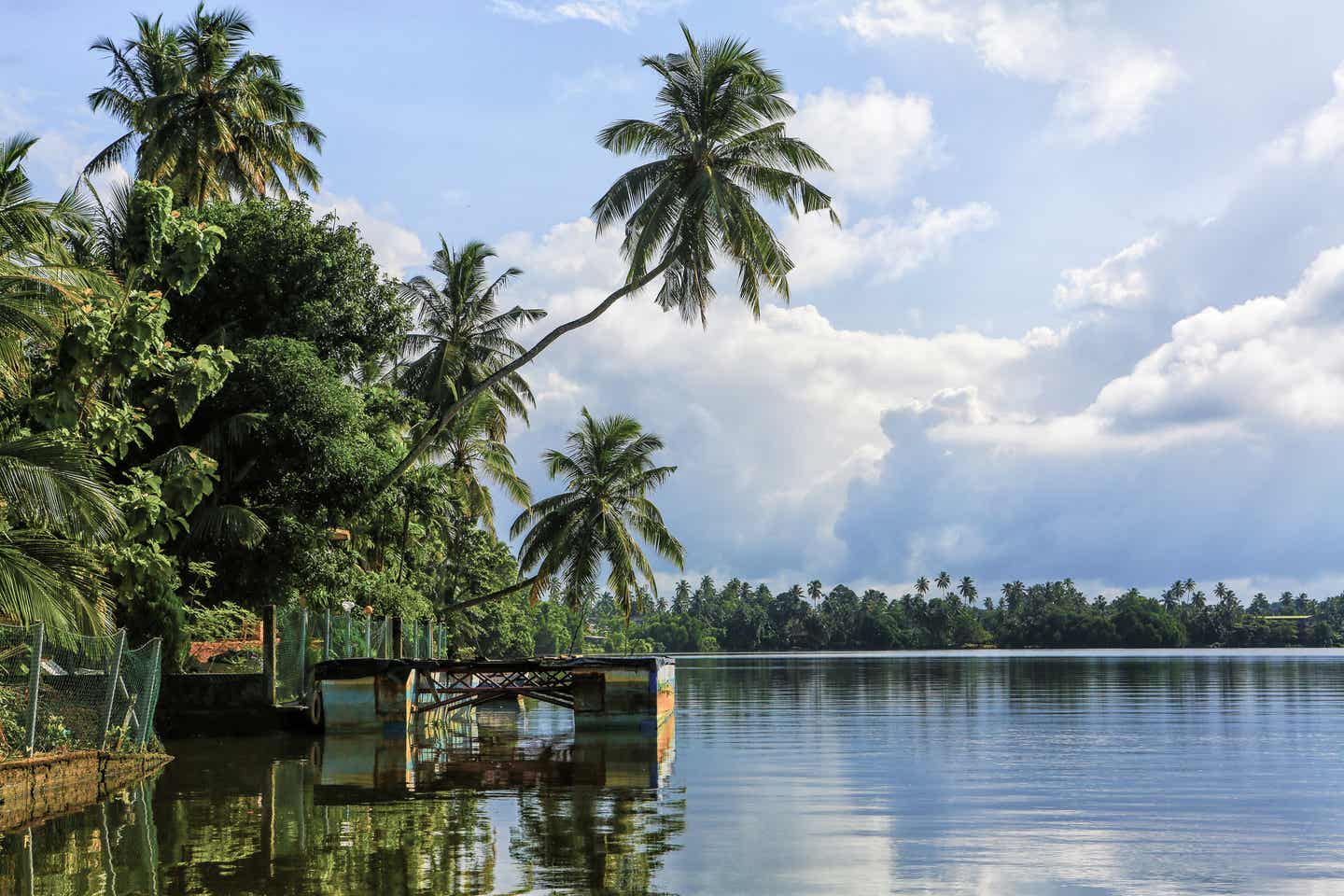 Bentota Lagune auf Sri Lanka