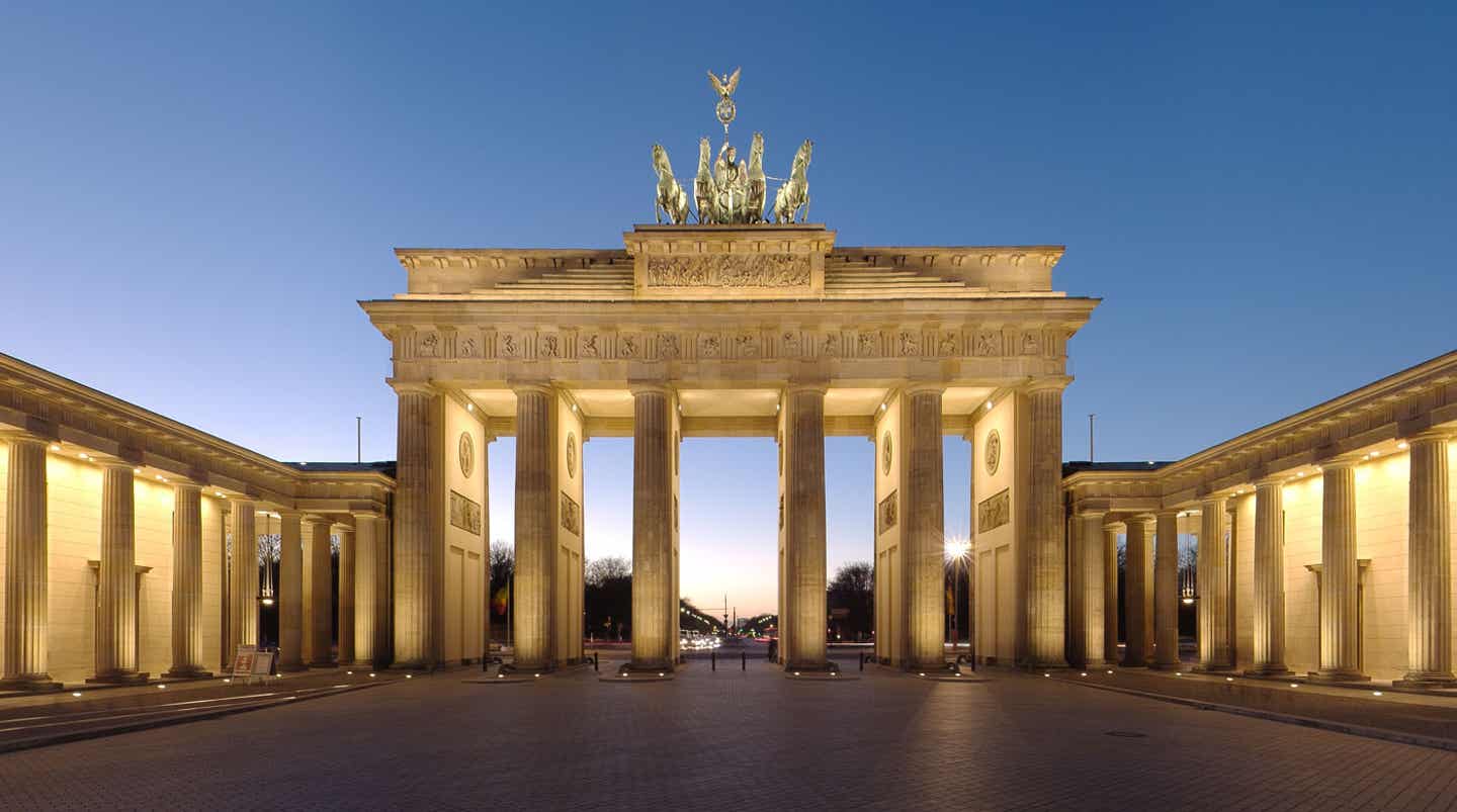 Ein Berliner Wahrzeichen: das Brandenburger Tor