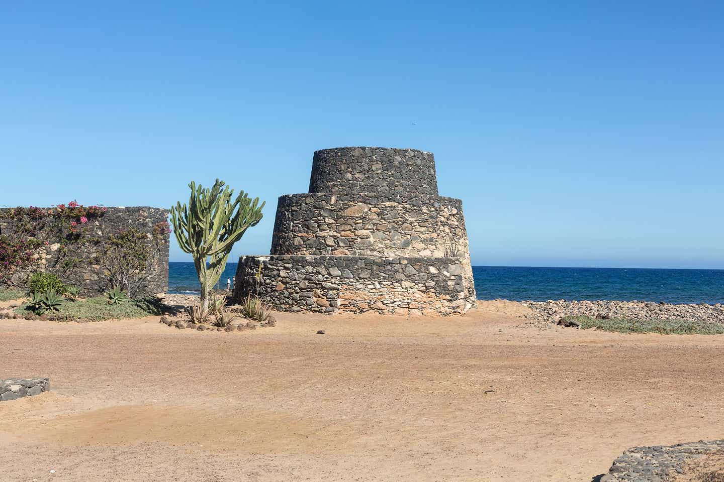 Kanaren mit der Familie: das Schloss in Caleta de Fuste