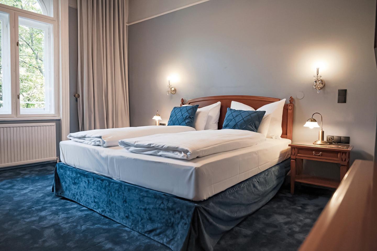 Wohnbeispiel Doppelzimmer Chic Gartenblick