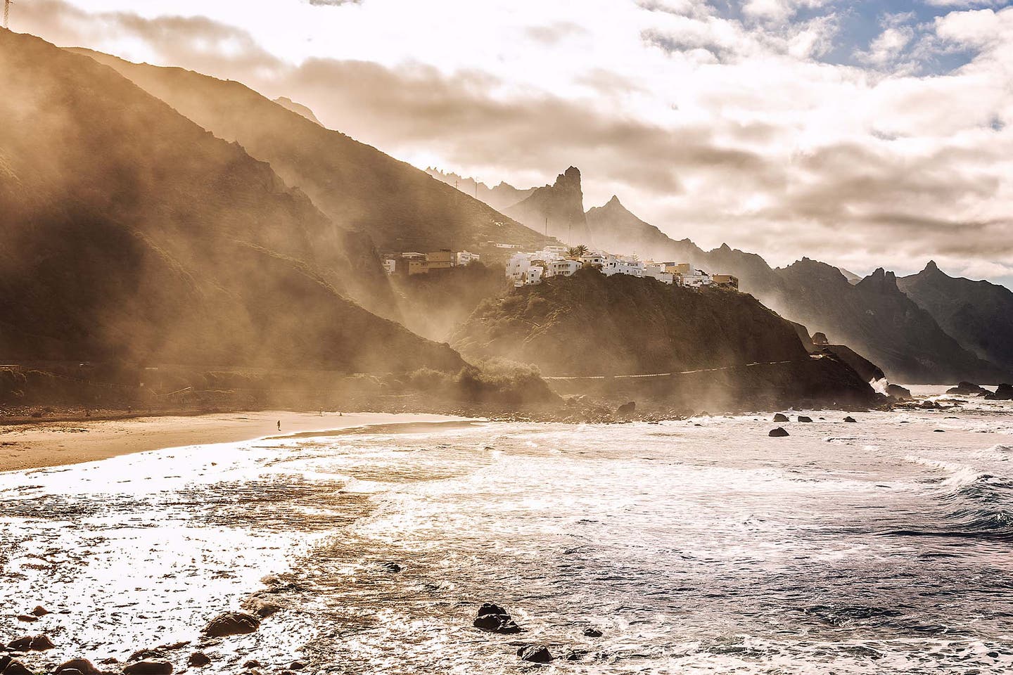 Teneriffa: Anaga Berg Bemijo Strand und Almaciga Dorf und Meer