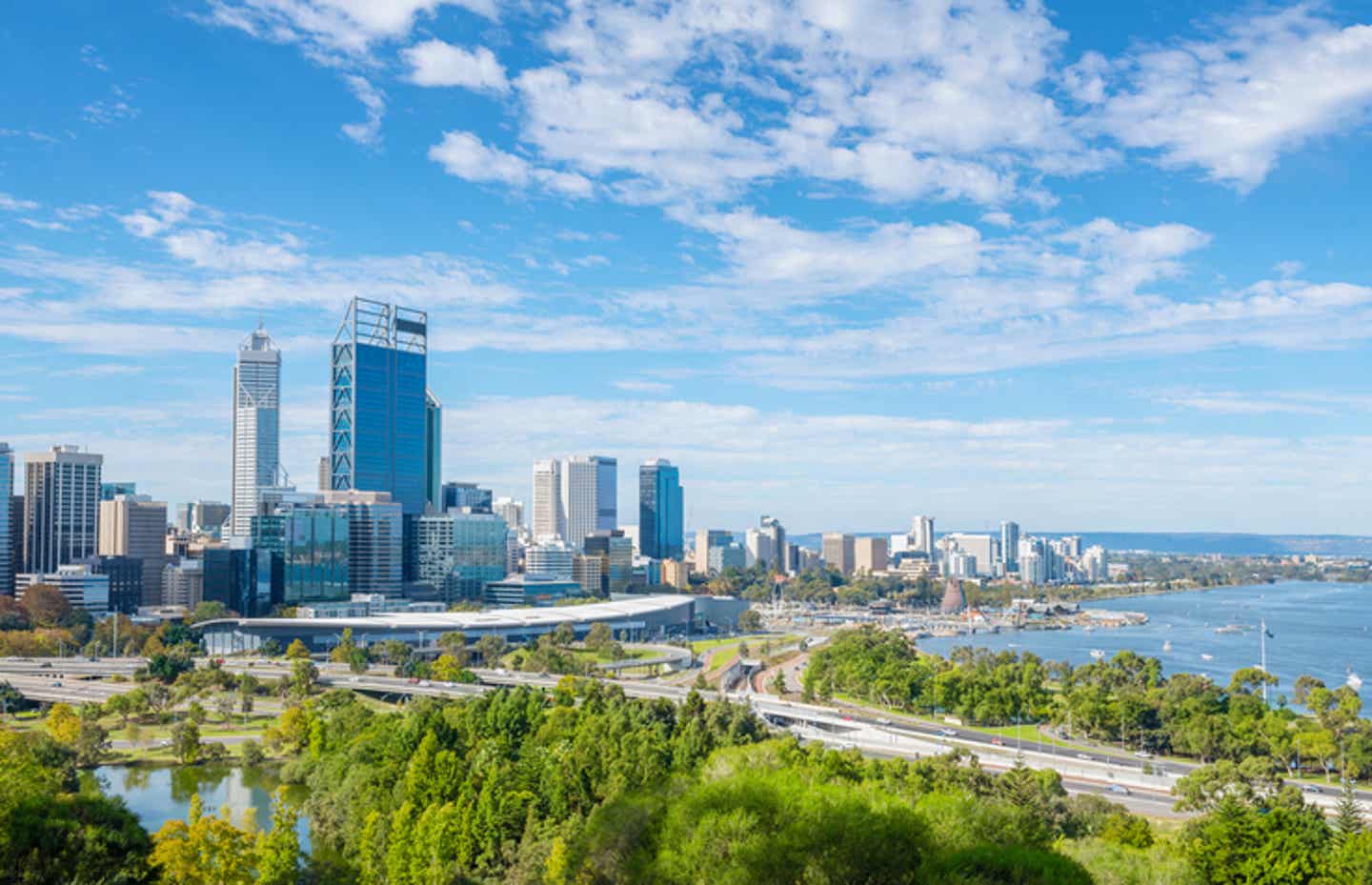 Skyline von Perth