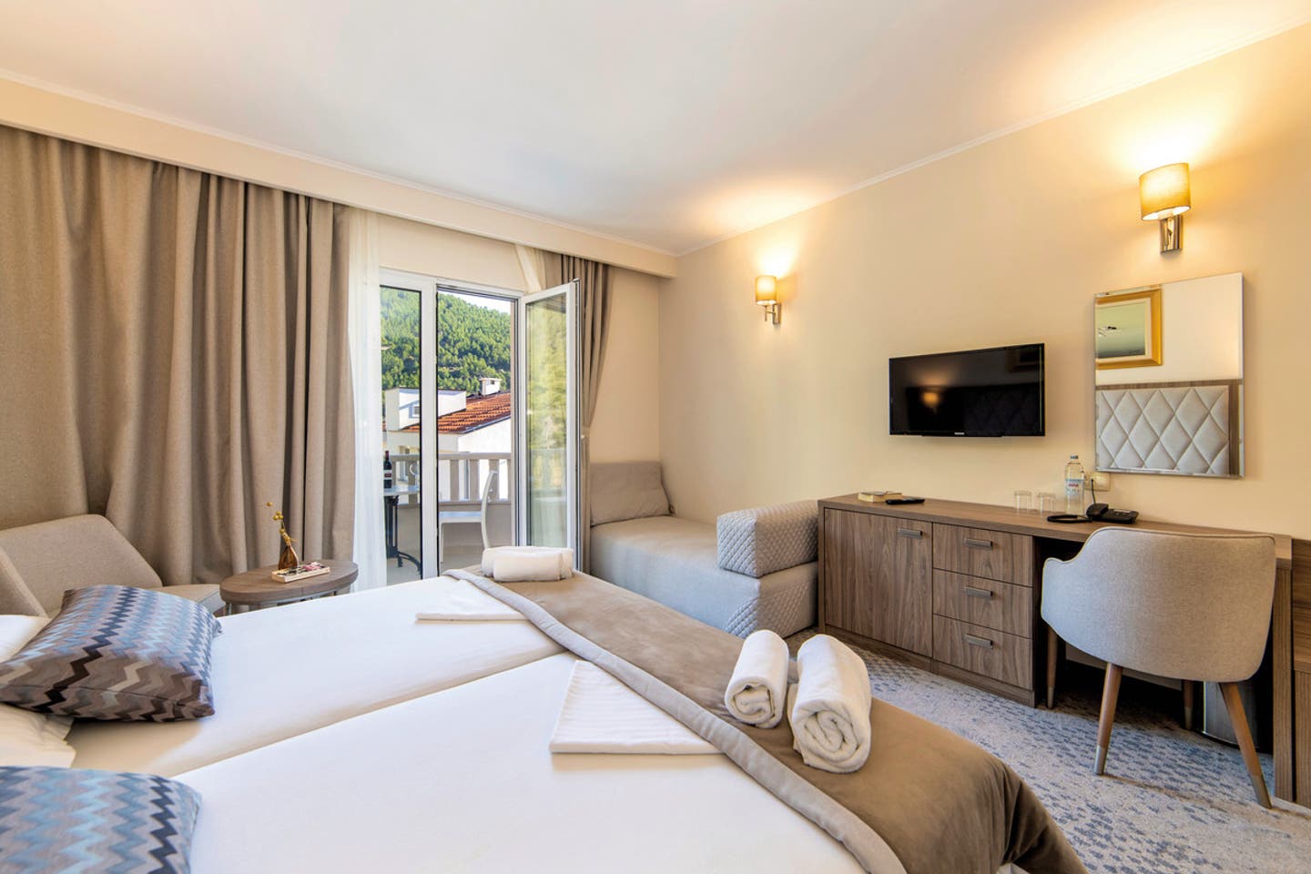 Wohnbeispiel Doppelzimmer Deluxe Gartenblick
