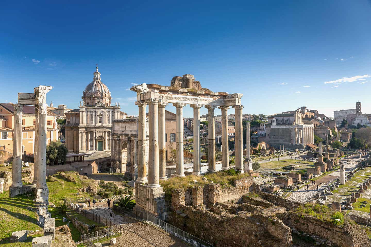 Italien: Forum Romanum in Rom