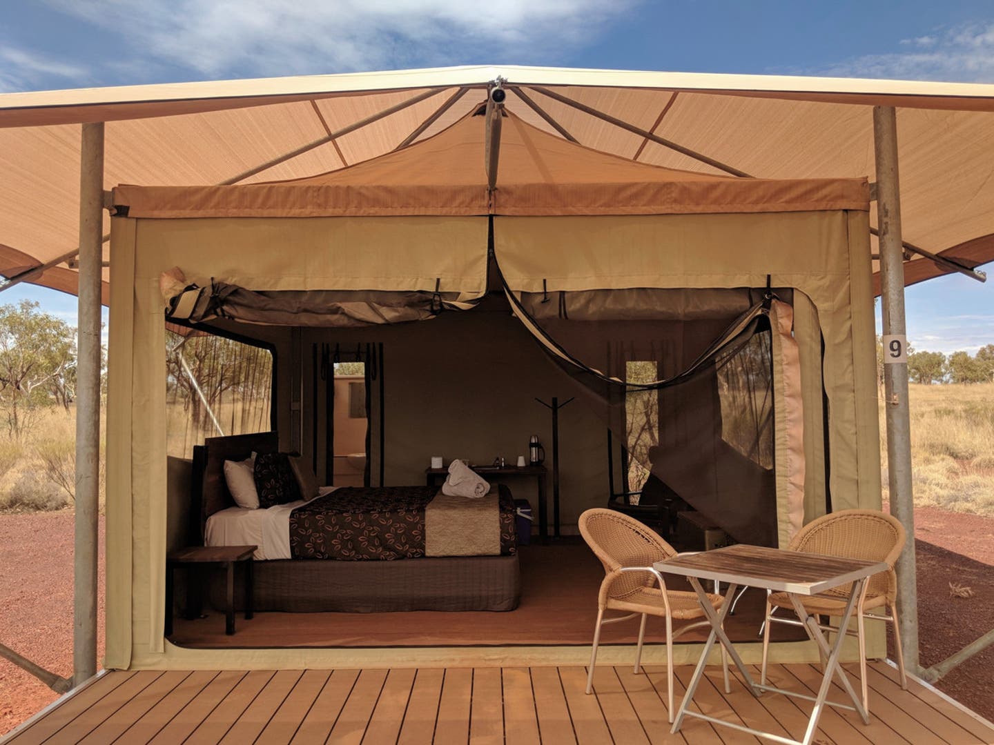 Wohnbeispiel Deluxe Eco Tent Ensuite