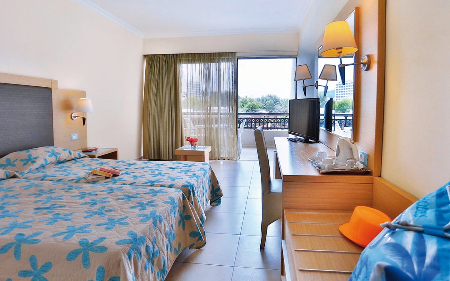 Wohnbeispiel Doppelzimmer Gartenblick