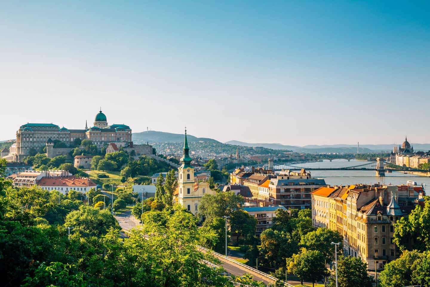 Das Burgenviertel in Budapest