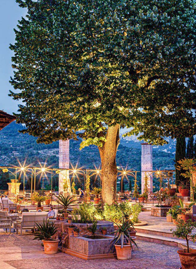 Boutique Hotel Mallorca Boutique Hotels Mallorca: die Terrasse der Finca Ca N'ai