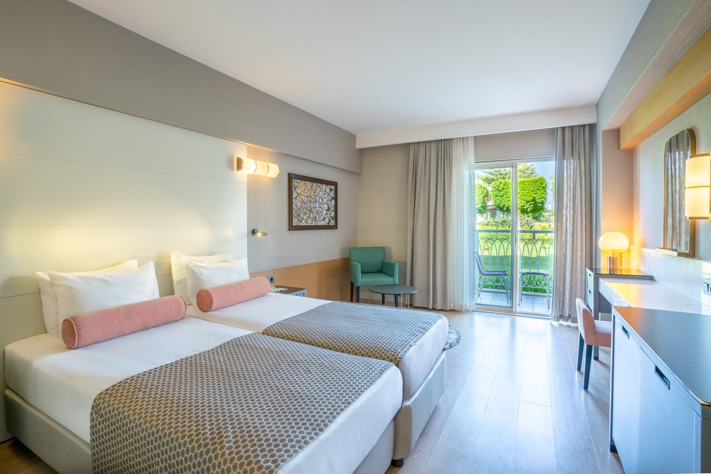 Blick in ein Doppelzimmer des Hotels