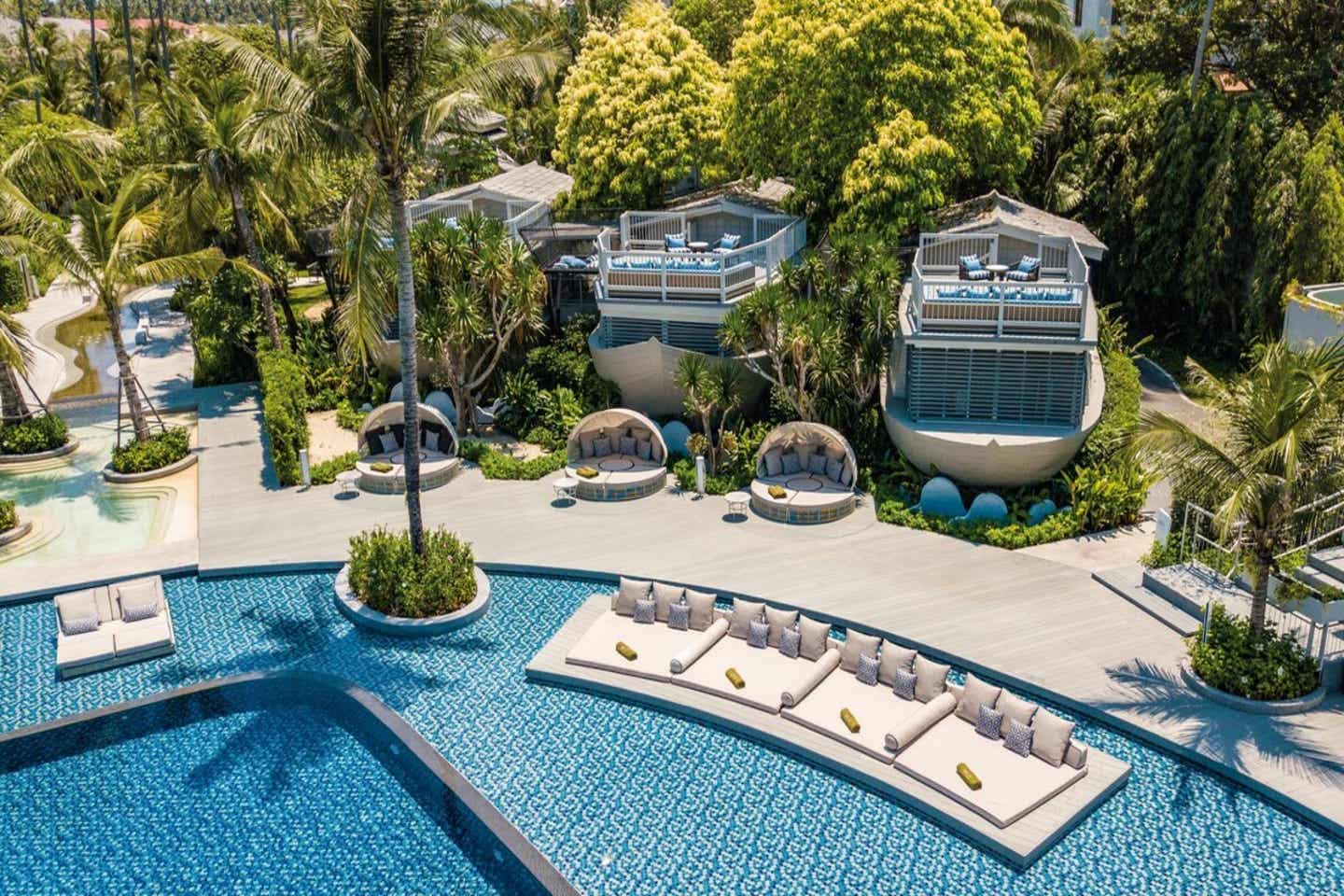 Poolbereich des Melia Koh Samui