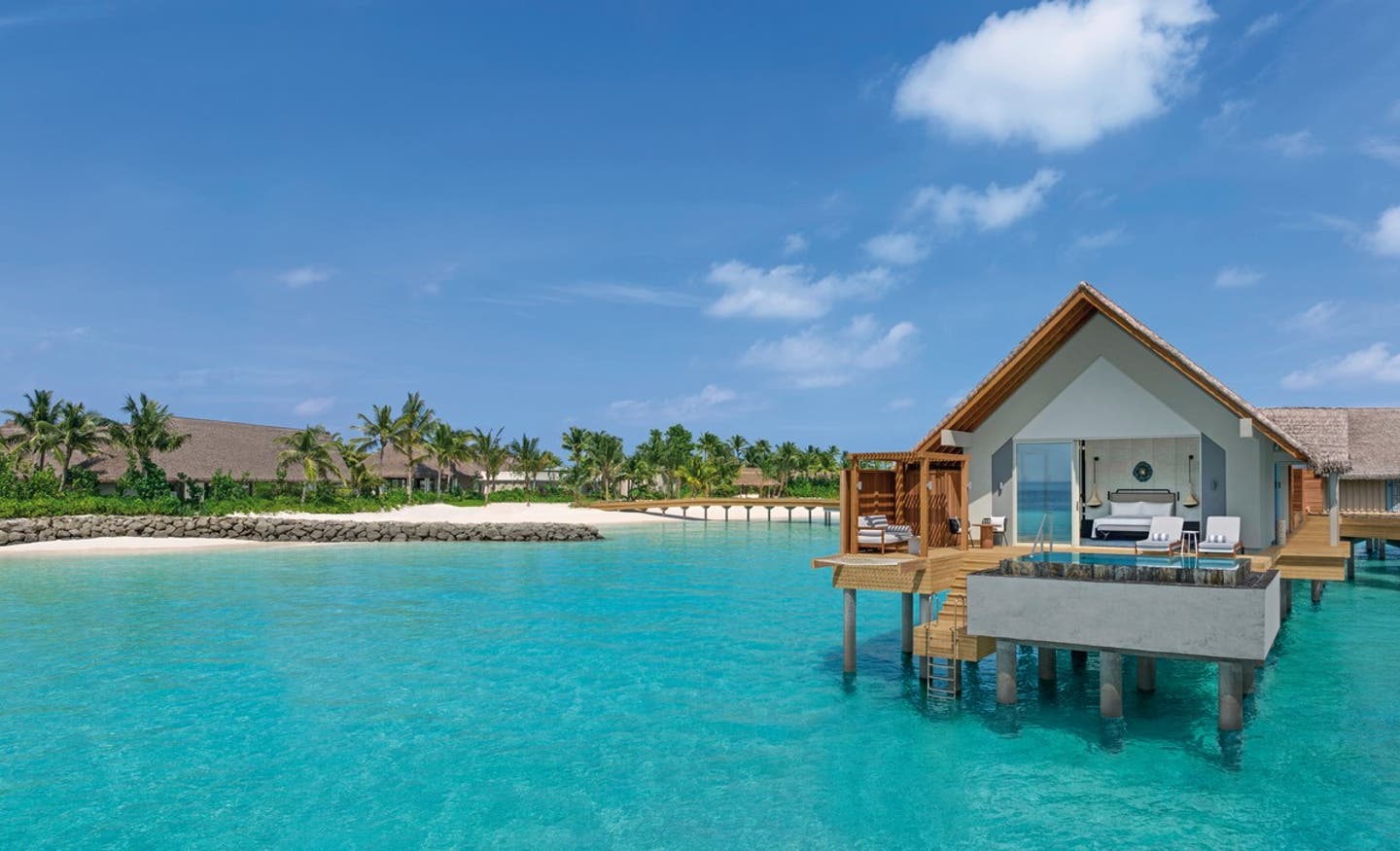Wohnbeispiel Overwater Pool Villa
