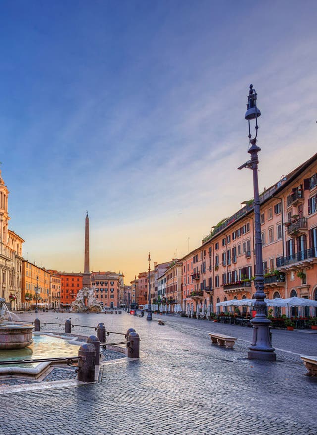 Hotel in Rom buchen Piazza Navona mit Brunnen, Rom