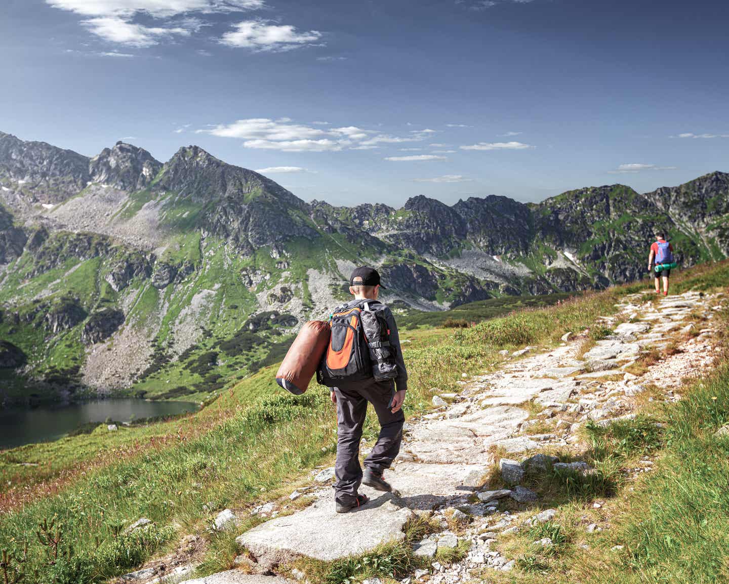 Wandern in den Bergen von Tirol