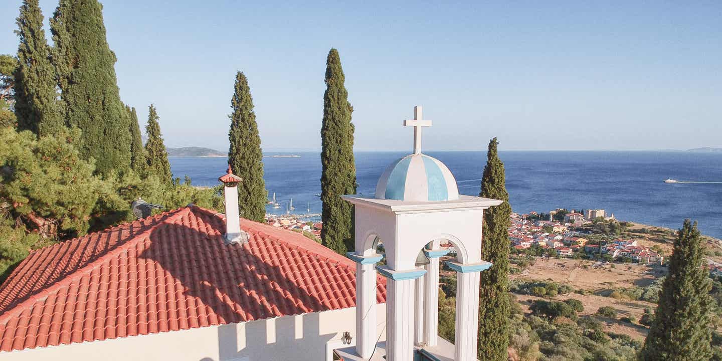 Eine von Samos Sehenswürdigkeiten: das Kloster Panagia Spiliani