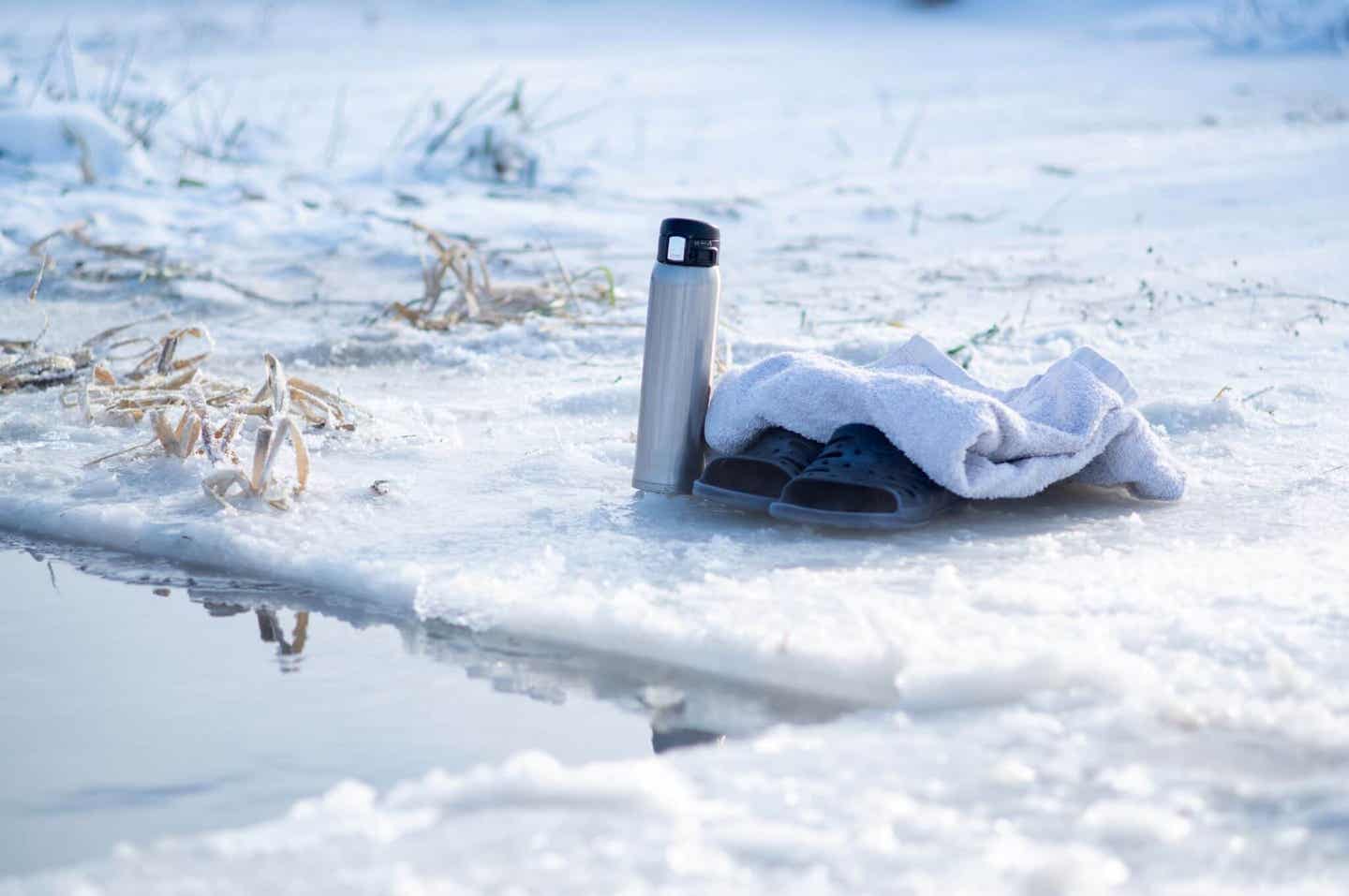 Frostiger Badespaß beim Eisbaden