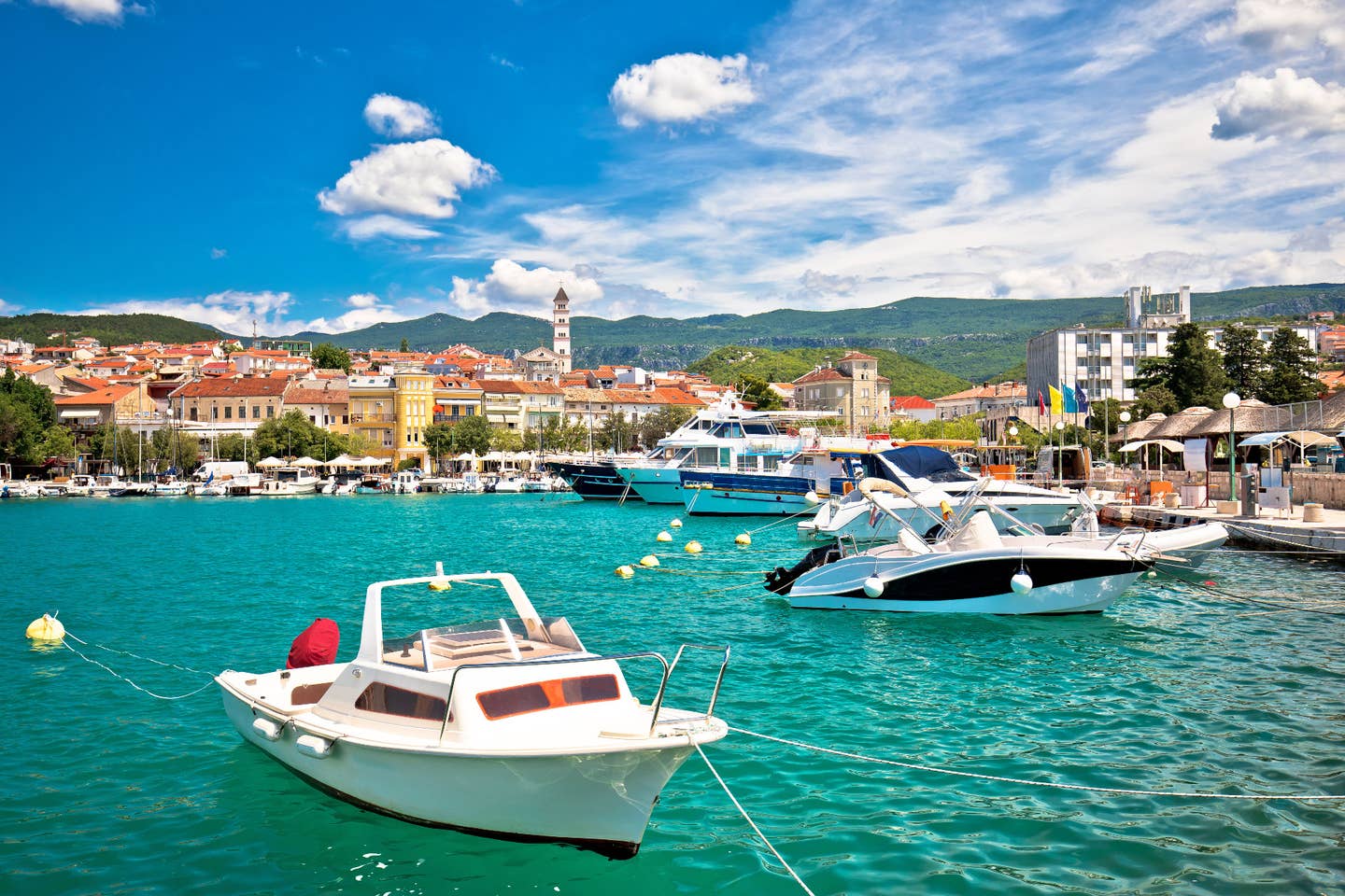 Crikvenica – Blick auf den Hafen