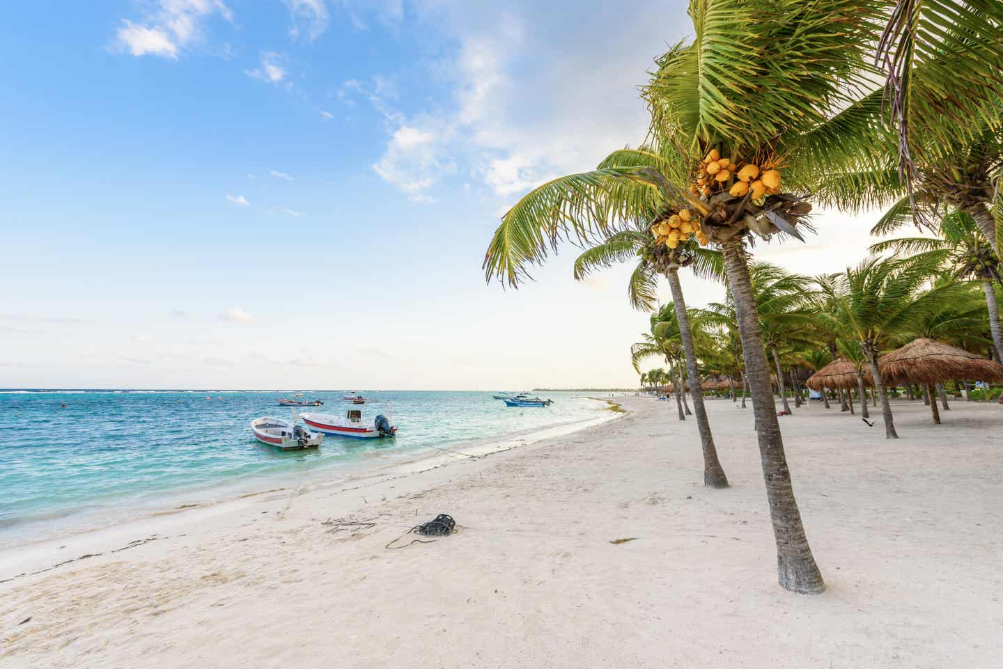 Tulums Sehenswürdigkeiten: Sandstrand in Akumal 