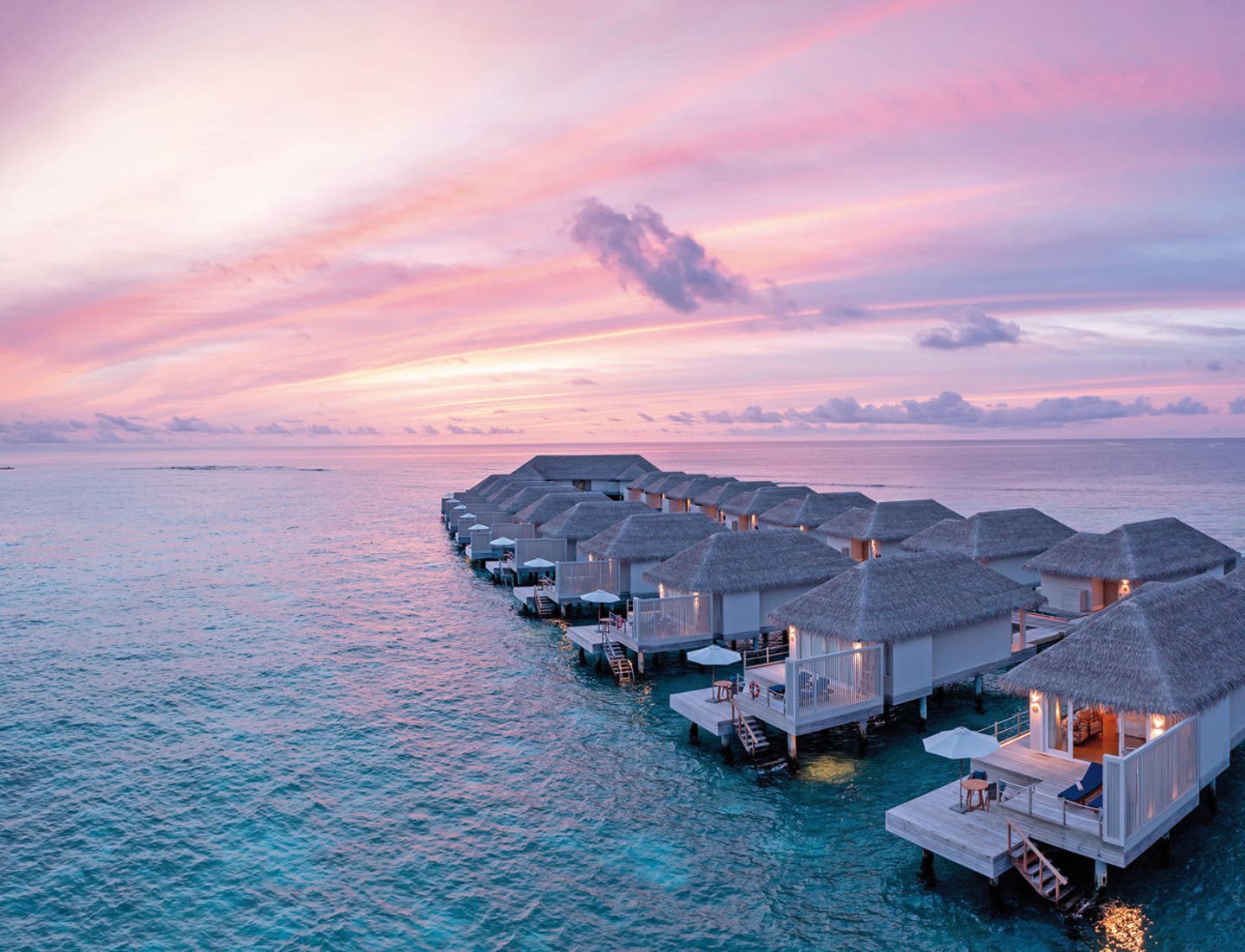 Sunset Water Villa with Pool