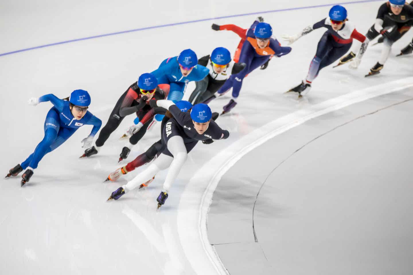 Eisläufer bei Olympia