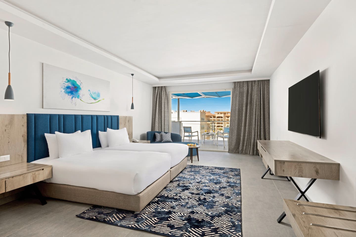 Wohnbeispiel Doppelzimmer Deluxe Meerblick