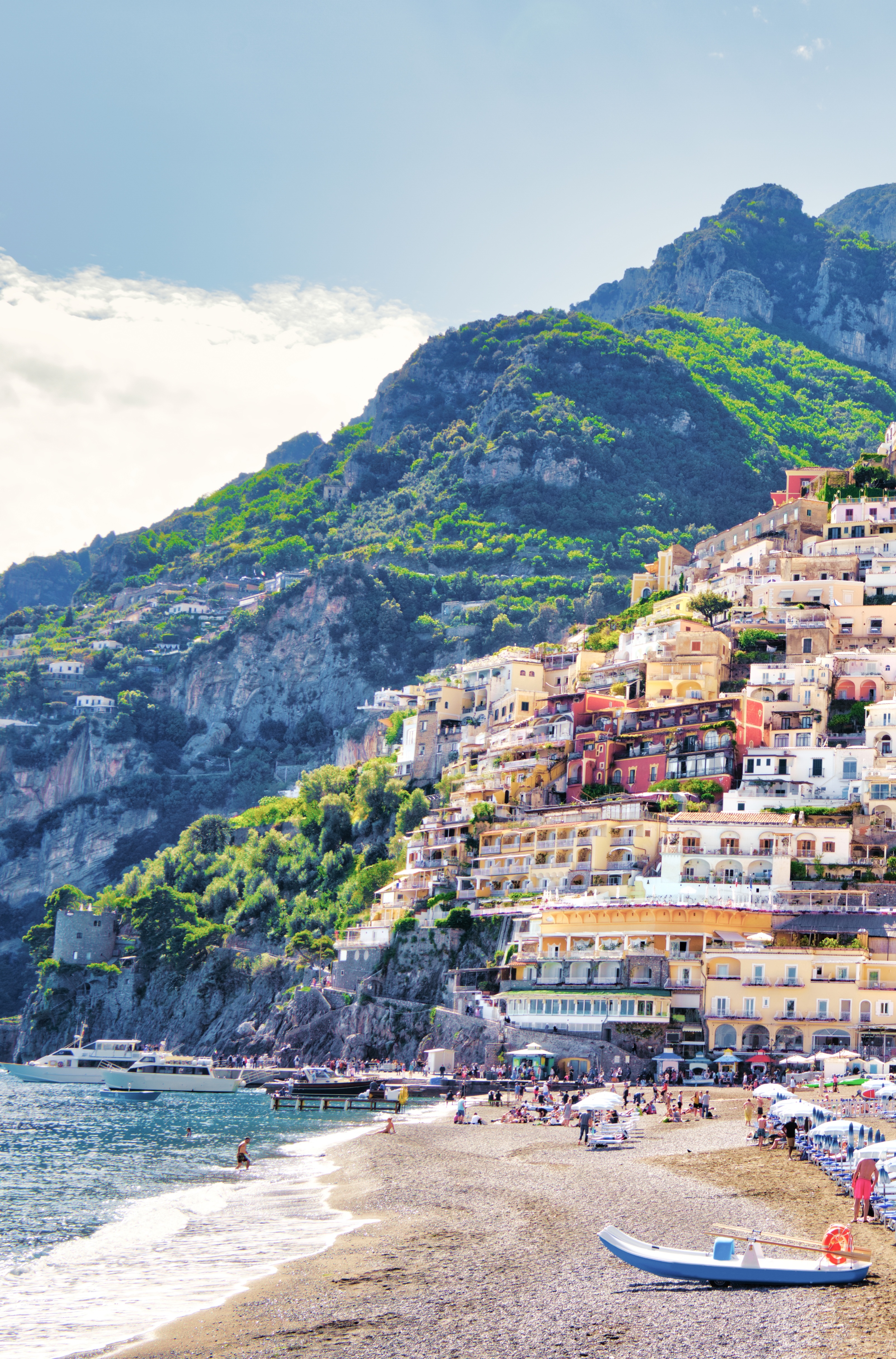Positano an der Amalfiküste, Italien