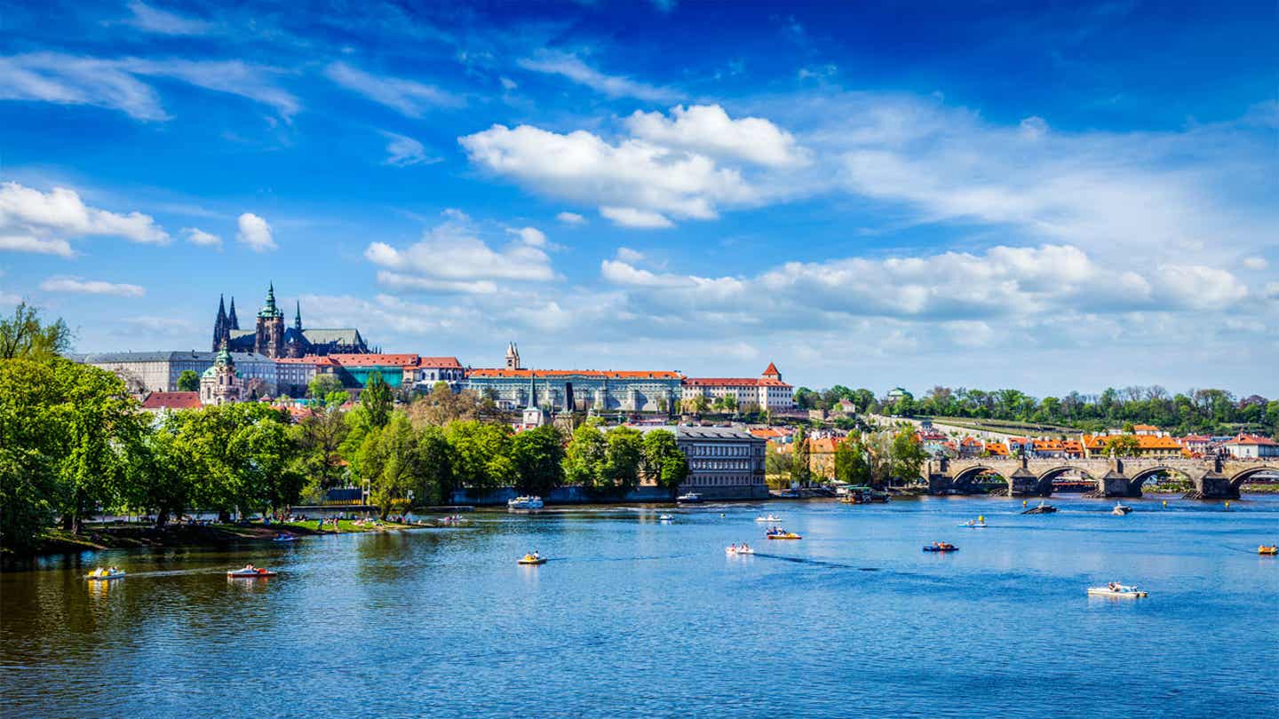 Burg Moldau in Prag