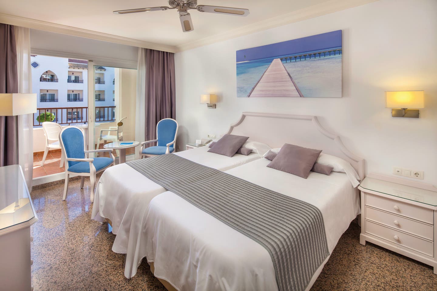 Wohnbeispiel Doppelzimmer Innenhof Andalusien