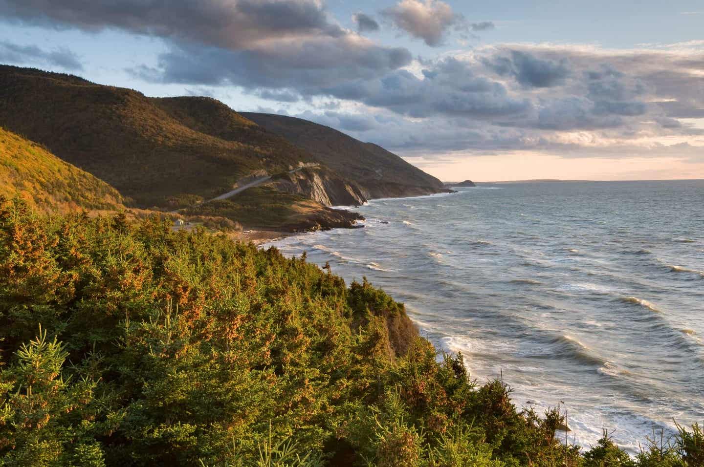 Die Küste von Cap Breton