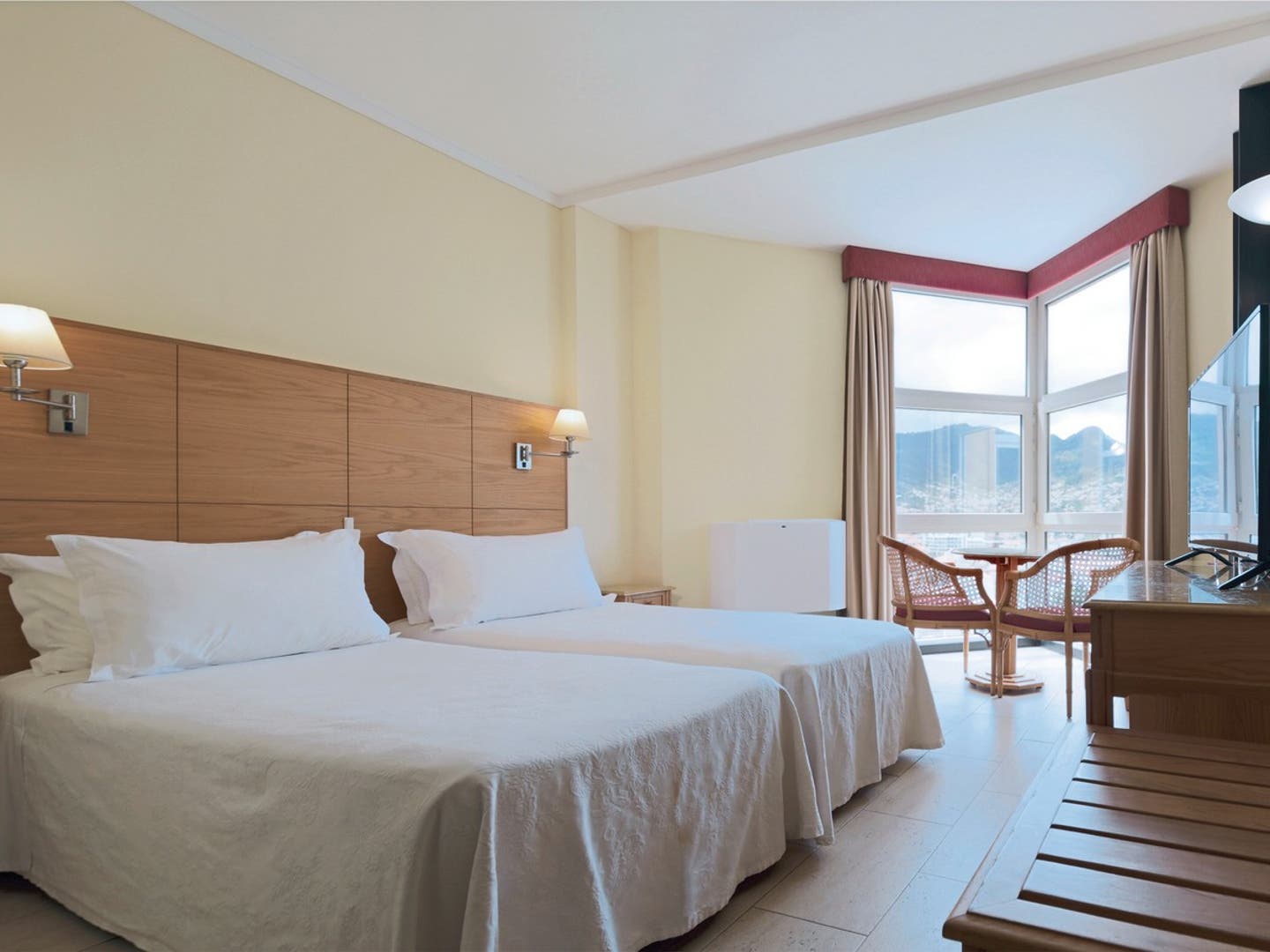 Wohnbeispiel Doppelzimmer Gartenblick