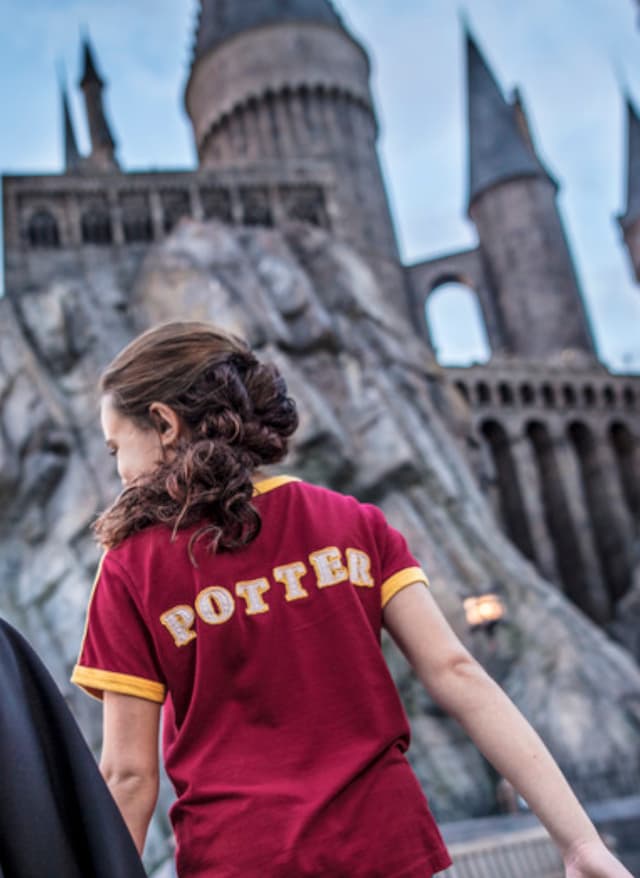 Harry Potter Themenpark Wizarding-World-Besucher