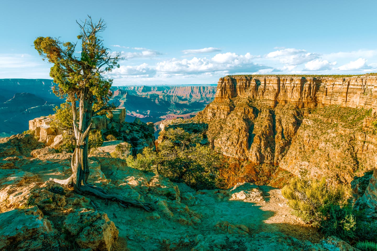 Grand-Canyon-Nationalpark: Aussichtspunkt über dem Canyon