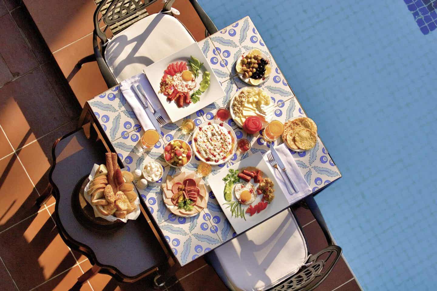 Schönste Hotels Türkei: Essen im Alp Pasa Charme