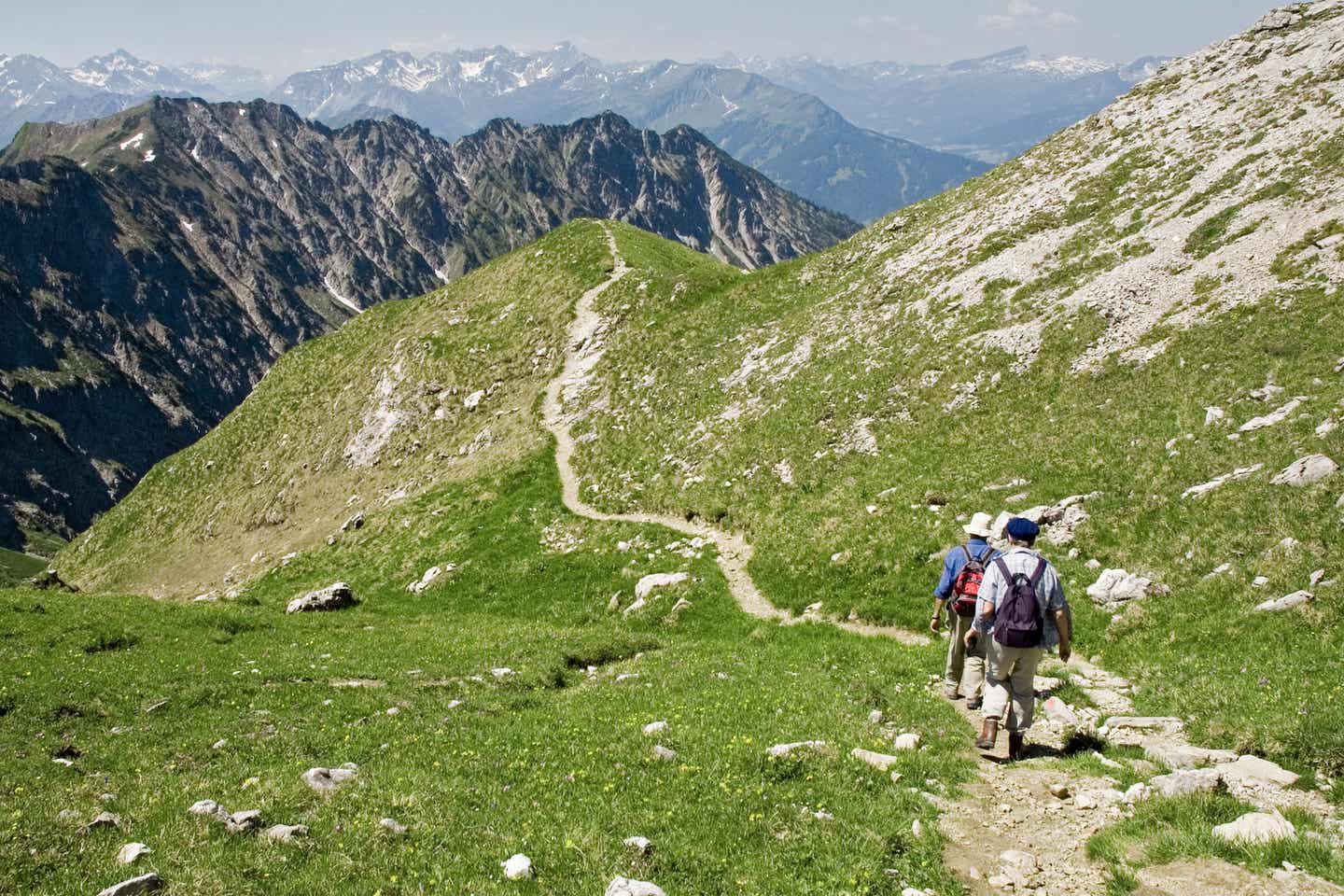 Wandern in den Alpen