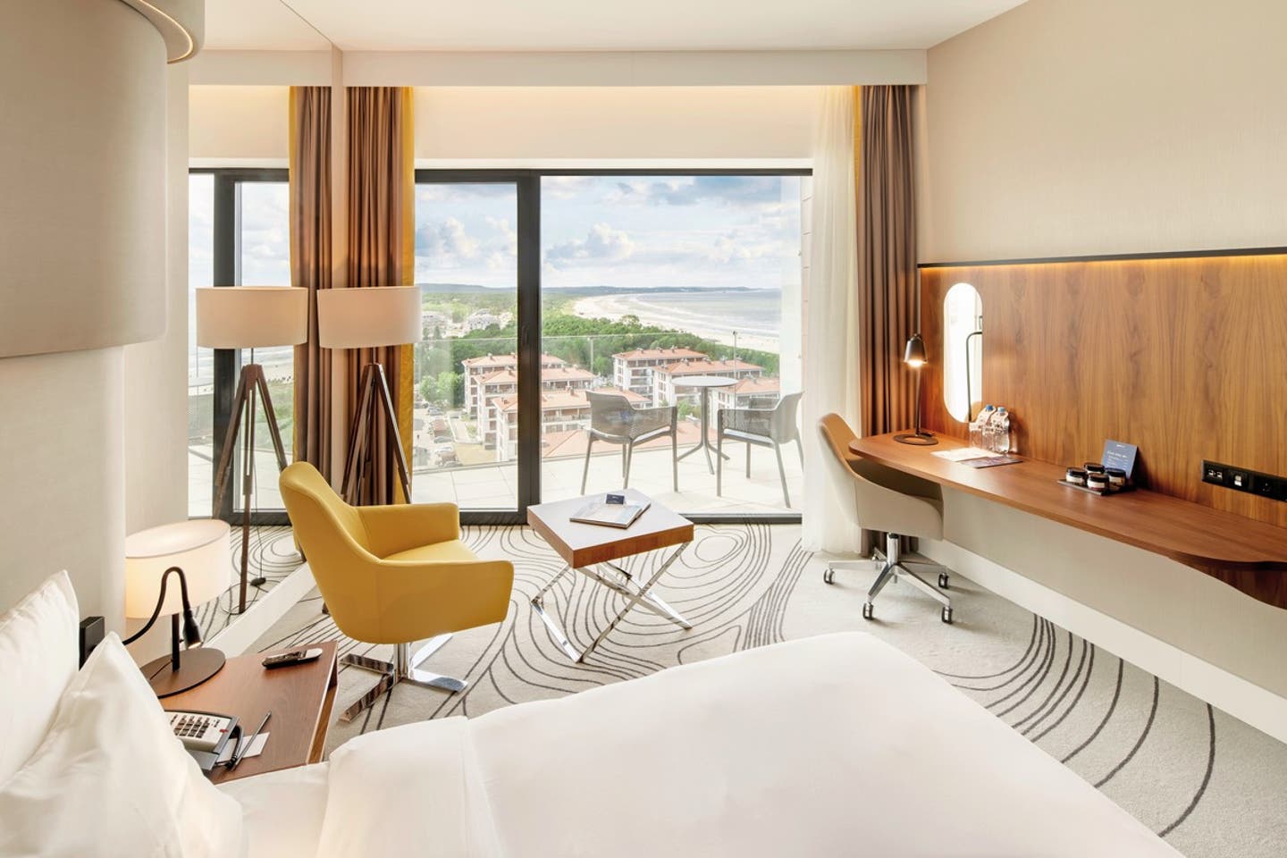 Wohnbeispiel Doppelzimmer Standard seitl. Meerblick