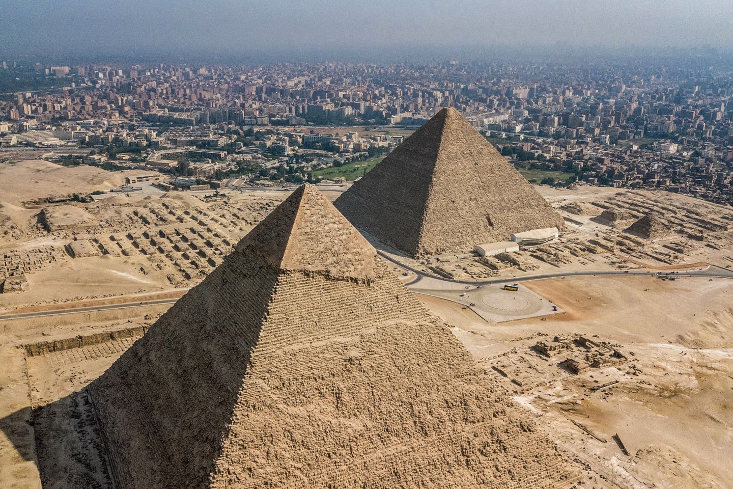 Historische Pyramiden aus Gizeh in Ägypten