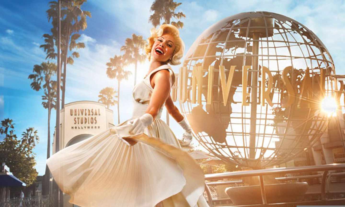 Der Eingang zu den Universal Studios Hollywood