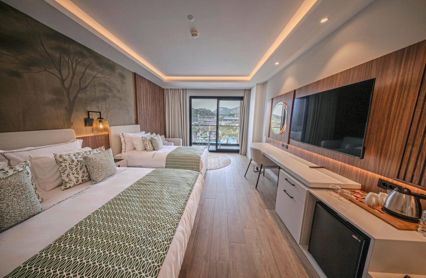Wohnbeispiel Doppelzimmer Standard Poolblick