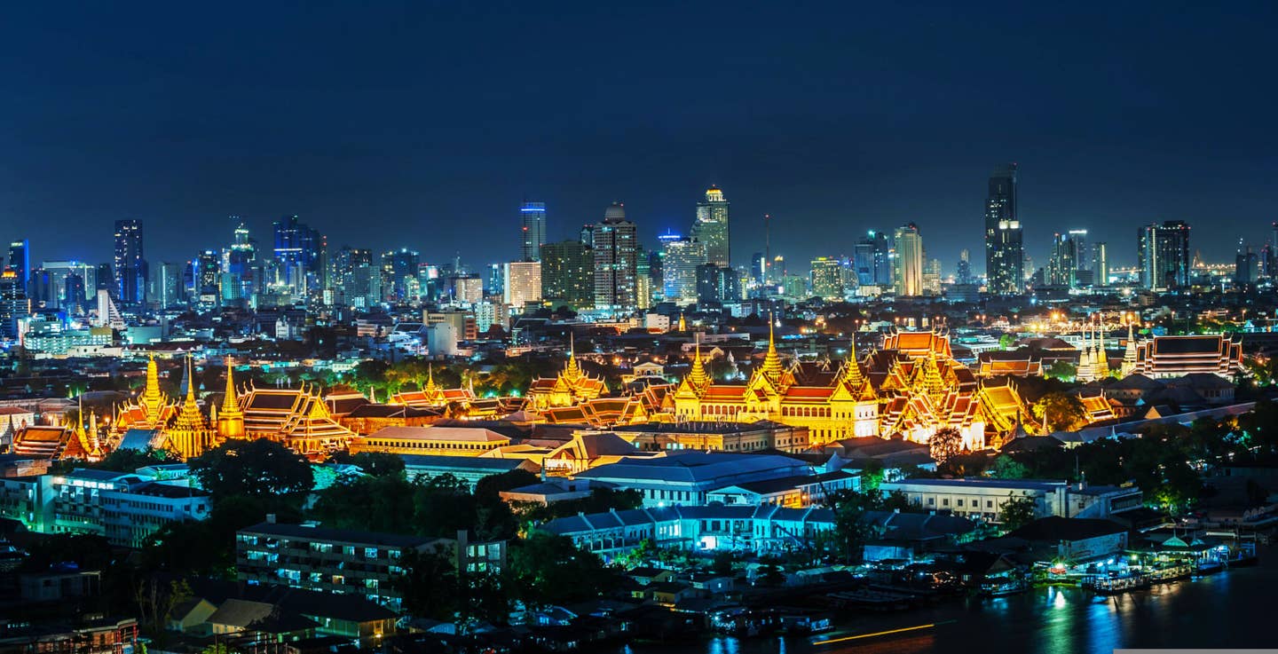 Wat Phra Kaeo bei Nacht