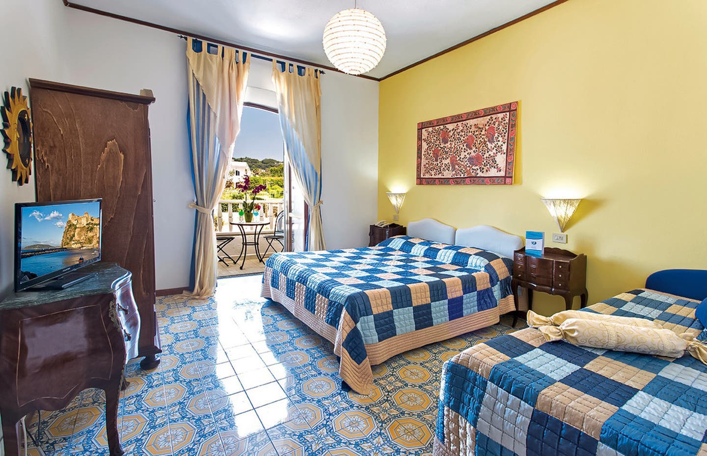 Wohnbeispiel Doppelzimmer seitl. Meerblick