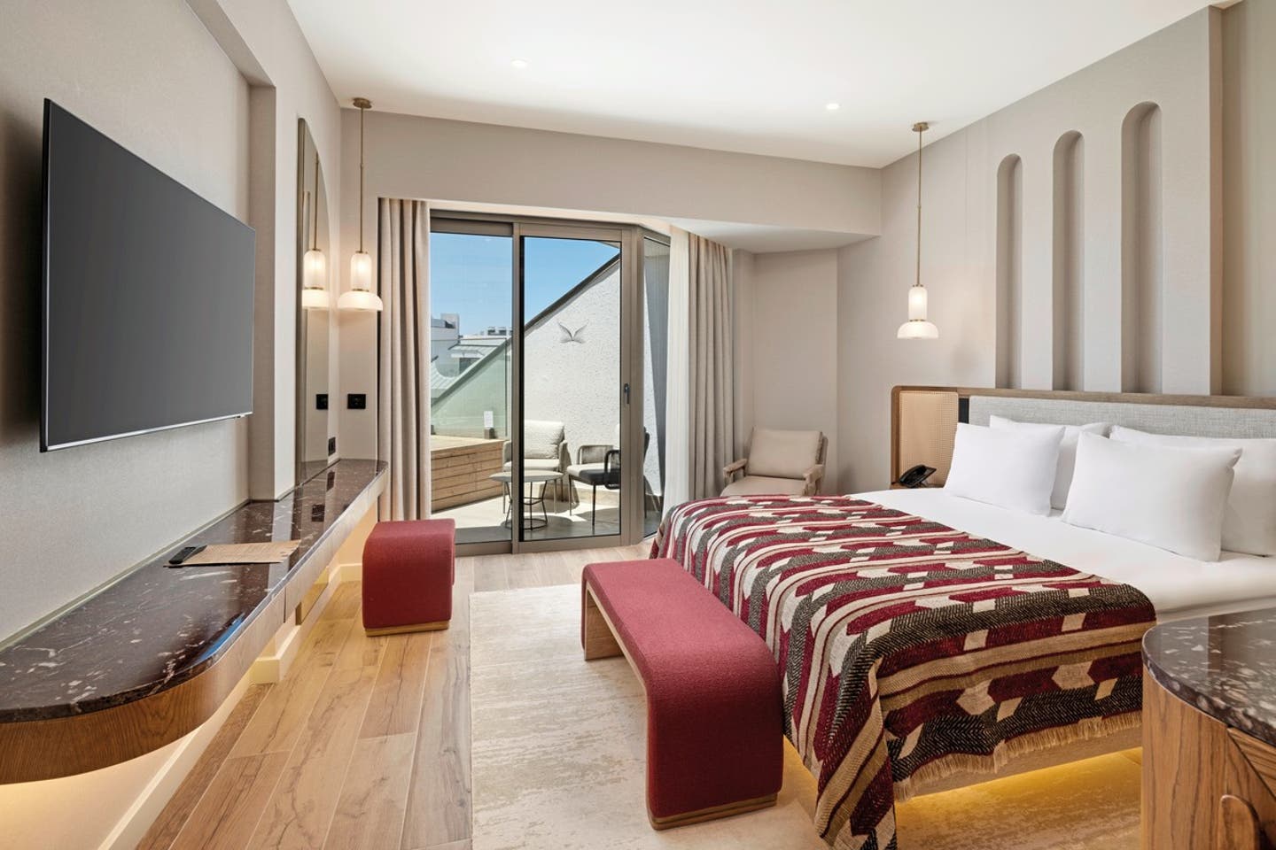 Wohnbeispiel Doppelzimmer Deluxe mit Jacuzzi