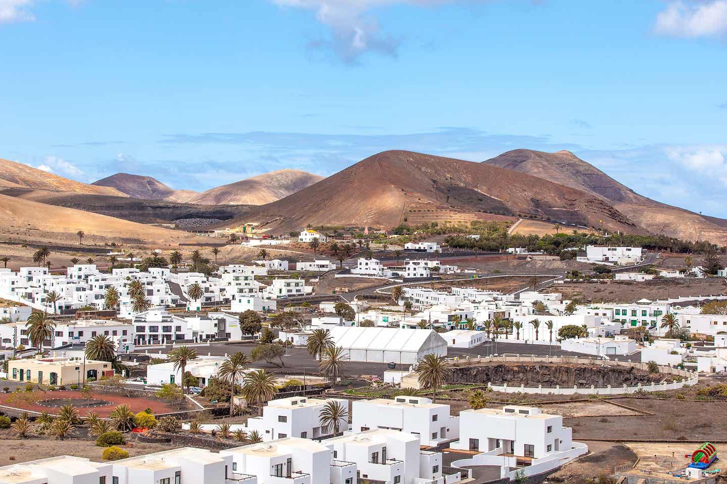 Las Palmas: Weinbaugebiet La Geria – weiße Häuser