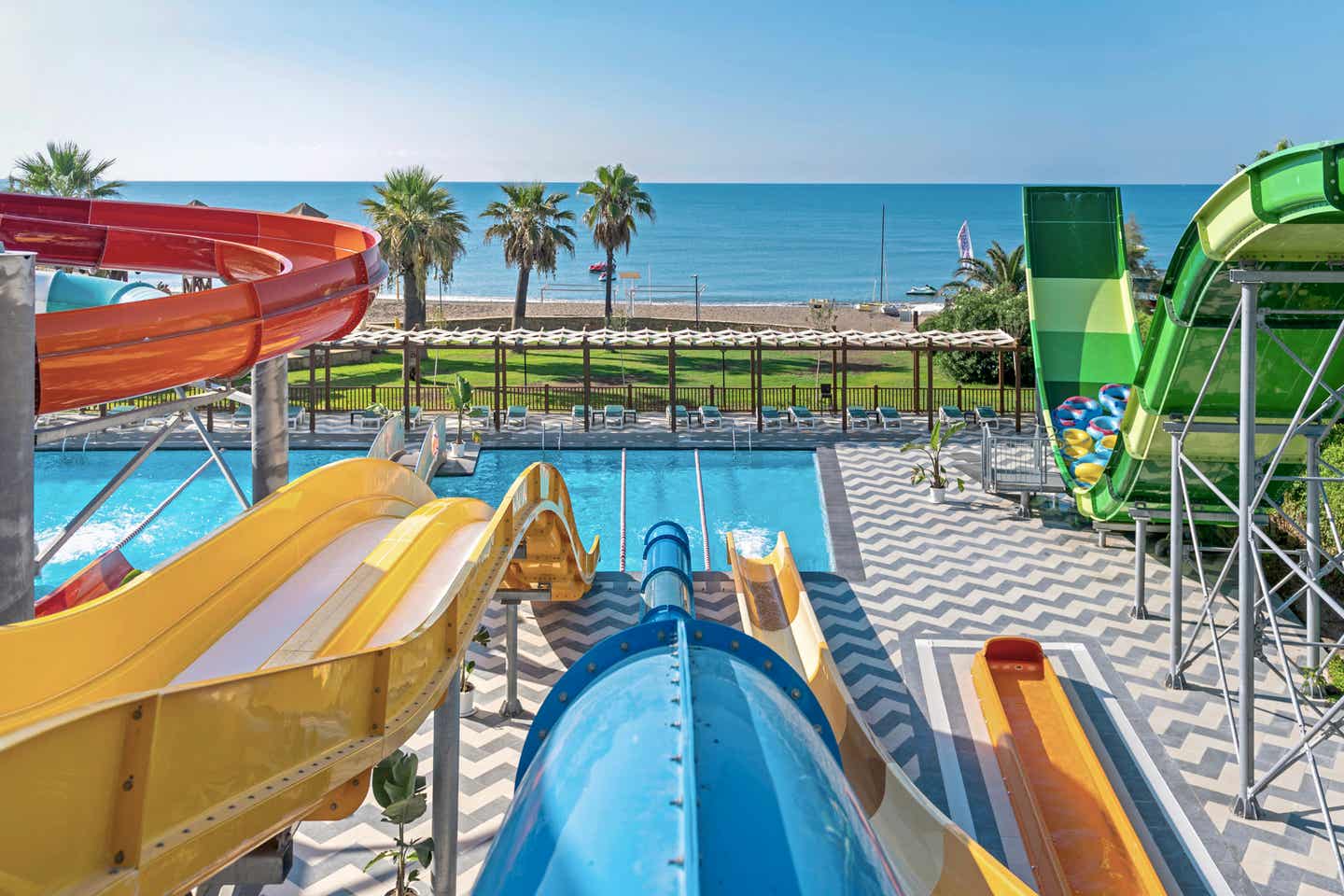 Die spektakulären Rutschen im Megasaray Club Belek