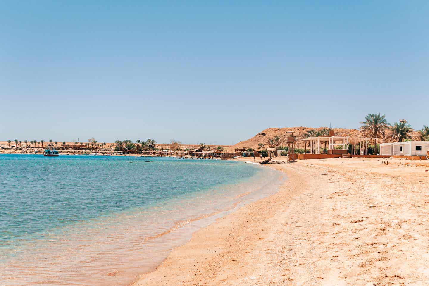 Strand im Sharm El Sheikh Tauchurlaub